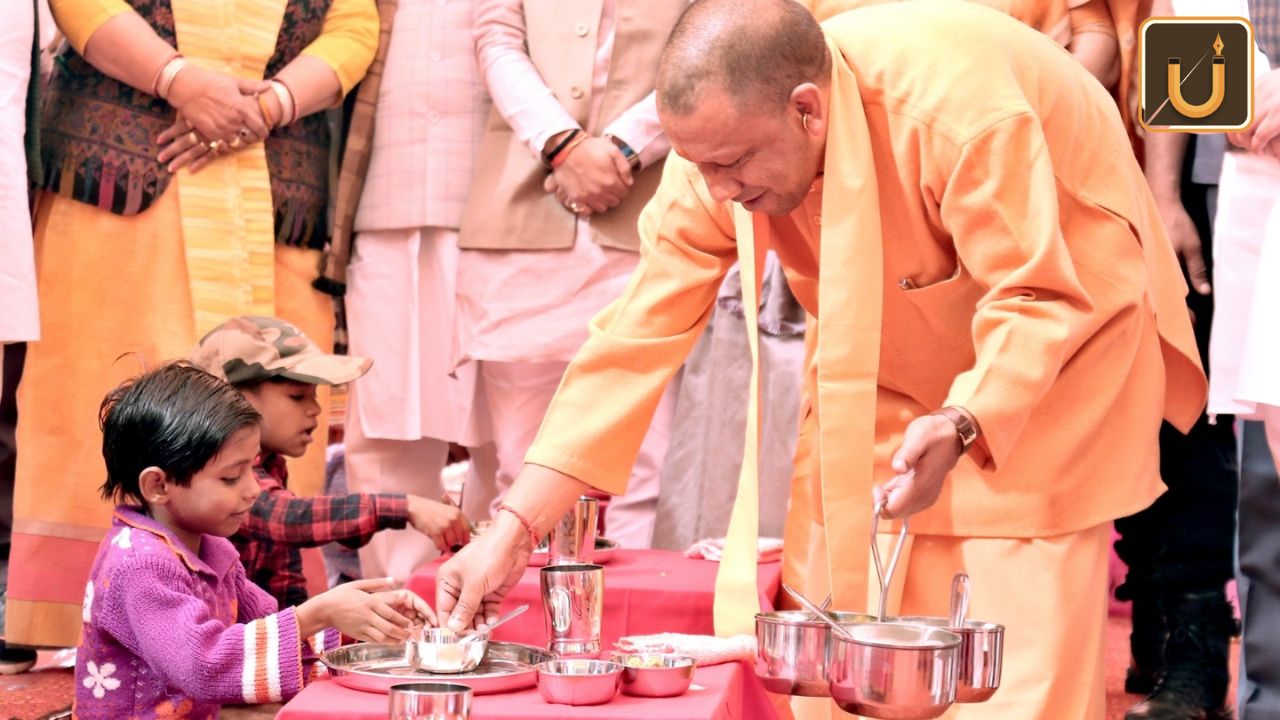 Usthadian Academy / UP CM Launches Hot Cooked Meal Scheme In Anganwadi Centers